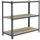 simonclick Regal 100 x 90 x 40 cm Grau