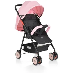 Moni Kinderwagen, Buggy Capri klappbar, Sicherheitsgurt, Rückenlehne verstellbar rosa