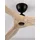 Nova Luce ARCADIA 132 cm Deckenventilator Schwarz/Braun