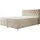 luxkor24 Boxspringbett PIKO 160x200cm Doppelbett Chesterfield mit Bonell-Matratze, Topper und mit 2 Bettkästen Beige, - Beige