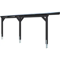 Skan Holz Wandanbau-Carport Vogtland 300 x 541 cm-anthrazit Holzcarport