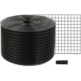 Vevor Vogelschutz für Solarmodule, 20,3 x 30,5 m, Taubenabwehr Solaranlagengitter mit 50 Reifendrähten, Solarmodul-Schutz mit rostfreier PVC-Beschichtung, 1,27 cm Drahtrollengeflecht