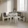 livinity® Eckbankgruppe Tiberio Weiß, 180 x 120 cm mit Tisch