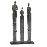 Casablanca by Gilde Dekofigur Skulptur, Fishing, bronzefarben bronzefarben, Polyresin,