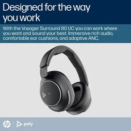 Poly HP Poly Voyager Surround 80 UC Office-Headset