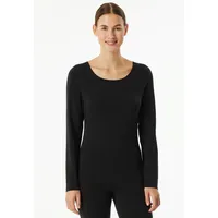 SCHIESSER Langarmshirt »Invisible Soft Warming« in schwarz, | Gr.