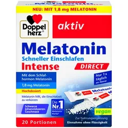 DOPPELHERZ Melatonin DIRECT Schneller Einschlafen 20 St