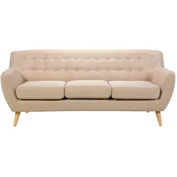 3-Sitzer Sofa beige / hellbraun MOTALA