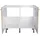 OPTIFIT Spülenschrank Erik290 100 x 58,4 x 87 cm Braun