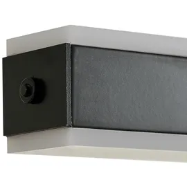 LUCANDE Pendolo 1-flg. 120 cm schwarz Aluminium