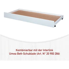 Interlink Hausbett Funky 90 x 200 cm Kiefer massiv weiß