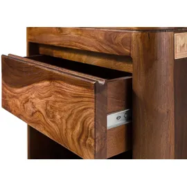 MASSIVMOEBEL24.DE Nachtschrank TORONTO 50 x 35 x 50 cm Braun