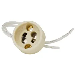BEMKO Fassung GU10 Adapter Sockel Keramik mit Kabel 0941