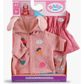 BABY BORN Mantel Set mit Kleid Mehrfarbig (43cm)