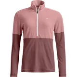 Ortovox 185 Rock'N'Wool Zip Neck - Merinowolltrikot - Damen Dusk Rose M