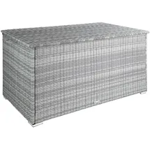 Tectake Auflagenbox 145 x 82,5 x 79,5 cm Hellgrau