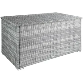 Tectake Auflagenbox 145 x 82,5 x 79,5 cm Hellgrau