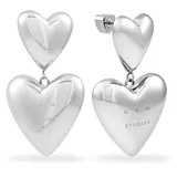 Copenhagen Studios Ohrhänger Puffy Hearts silber Edelstahl CPJ-0002-E-40