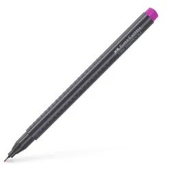 FABER-CASTELL 151634, Purpur, Fein, Schwarz, Purpur, Dreieck, Tinte auf Lebensmittelfarbstoffbasis, Metall