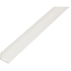GAH Alberts Winkelprofil ungleichschenklig Kunststoff 20 mm x 25 mm x 1.000 mm Weiß