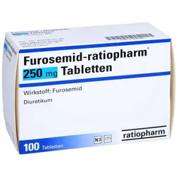 Furosemid-ratiopharm 250 mg Tabletten 100 St