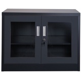 Jet-Line Aktenschrank Ufa dunkelgrau Metallschrank