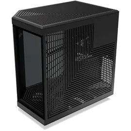 HYTE Y70 Touch Infinite Pitch Black ATX Midi Tower Gaming Gehäuse schwarz
