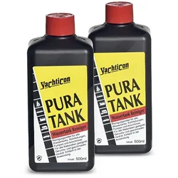 Yachticon 2x Pura Tank Wassertankreiniger - ohne Chlor- 500 ml