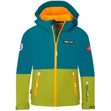 TROLLKIDS Skjorta Softshelljacke Pear Green/Lagoon Green/Sahara Sunset 98