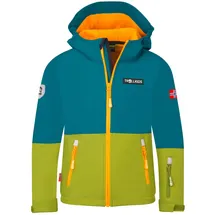 TROLLKIDS Skjorta Softshelljacke Pear Green/Lagoon Green/Sahara Sunset 98