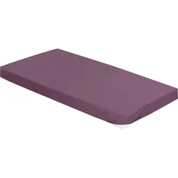 BIERBAUM Spannbettlaken »Jersey«, 95 % Baumwolle und 5 % Elasthan für optimale Weichheit und Dehnbarkeit BIERBAUM flieder B/L: 180-200 cm x 200-220 cm