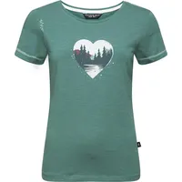 Chillaz Gandia Mountain Heart Damen T-Shirt-Grün-36