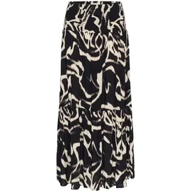 Kaffe Maxirock Damen Schwarz/Nature Organic Lines XL/XXL