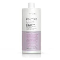 Haarshampoo REVLON PROFESSIONAL "Re/Start BALANCE Scalp Soothing Cleanser 1000 ml", bunt (weiß), Haarpflegemittel, 1000ml