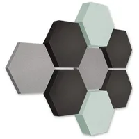 platino24 Akustikpaneel Edition LOFT blau 8 St. Ø 30 cm