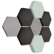 platino24 Akustikpaneel Edition LOFT blau 8 St. Ø 30 cm