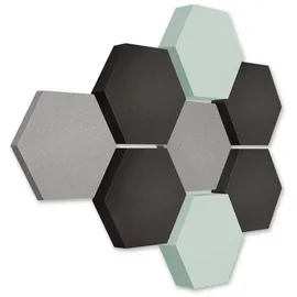 platino24 Akustikpaneel Edition LOFT blau 8 St. Ø 30 cm