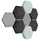 platino24 Akustikpaneel Edition LOFT blau 8 St. Ø 30 cm