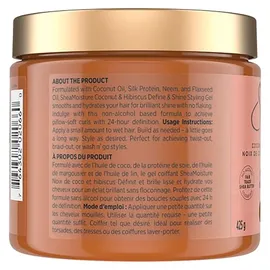 Shea Moisture & Hibiscus Defining Styling Gel 384 ml