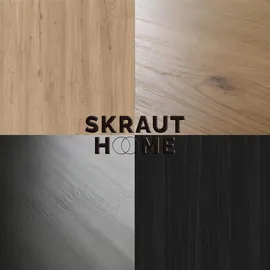 SKRAUT HOME Naturemodell 140 x 81 x 40 cm Eiche/Schwarz