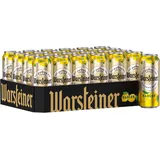 Warsteiner Radler Zitrone, natürliches Biermischgetränk, Dosenbier EINWEG (24 x 0.5 L Dose)