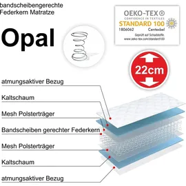 Matratzen Perfekt Opal Plus 90 x 190 cm