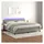 vidaXL Boxspringbett 200 x 200 cm Hellgrau