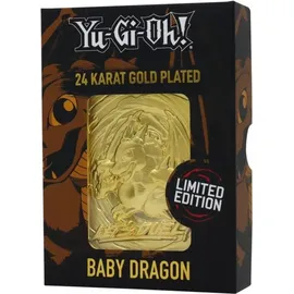 Yu-Gi-Oh! Fanattik Yu-Gi-Oh! Limited Edition 24K Gold Plated Collectible - Baby Dragon