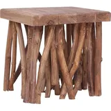 vidaXL Couchtisch Braun Teak 40 x 40 x 40 cm