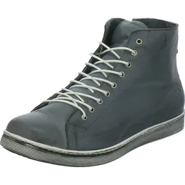 Andrea Conti Damen High Top Sneaker Schnürer Leder dynamisch 0341500, Grau,40 EU