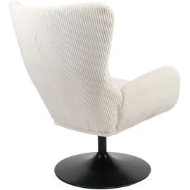 Hela Loungesessel »SAMOS«, (1 St.),... Sessel;drehbar;Trompetengestell;Microfaser Breitcord;Armlehnen Beige,