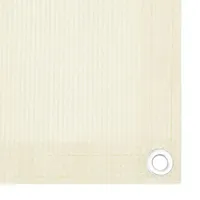 vidaXL Balkon Sichtschutz Creme 120x500 cm HDPE