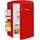 GGV Exquisit RKS120-V-H-160E Retro-Kühlschrank (122 l, 895 mm hoch, Rot)