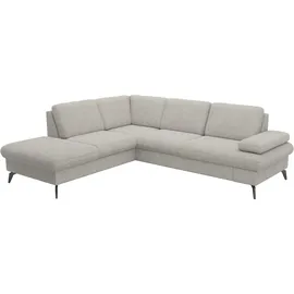 sit&more Ecksofa »Morris Jubi L-Form, B: 238 cm« mit Armteilfunktion & 1 Zierkissen, optional Bettfunktion beige